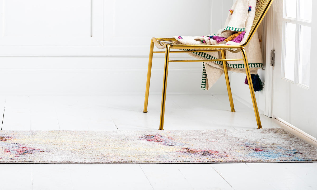 Ethen - Modern Grey Paint-Splatter Rug
