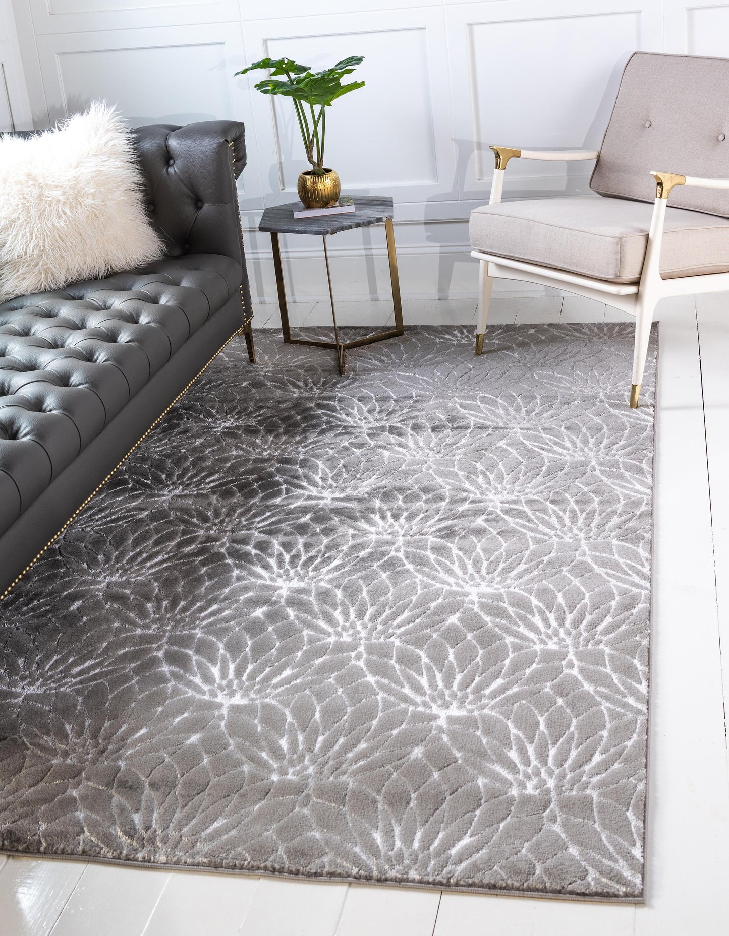 Ellison - Lotus Blossom Pattern Luxury Rug
