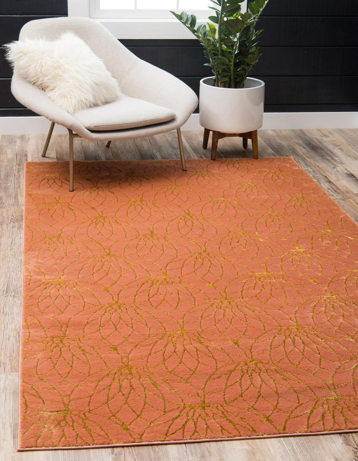 Ellison - Lotus Blossom Pattern Luxury Rug