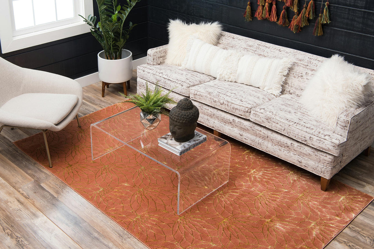 Ellison - Lotus Blossom Pattern Luxury Rug