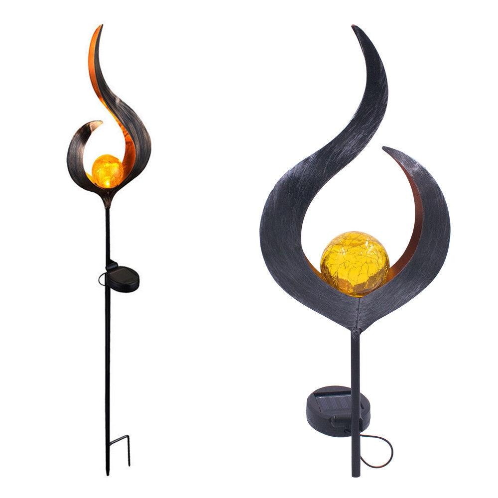 LED Artificial-Flame Garden Light