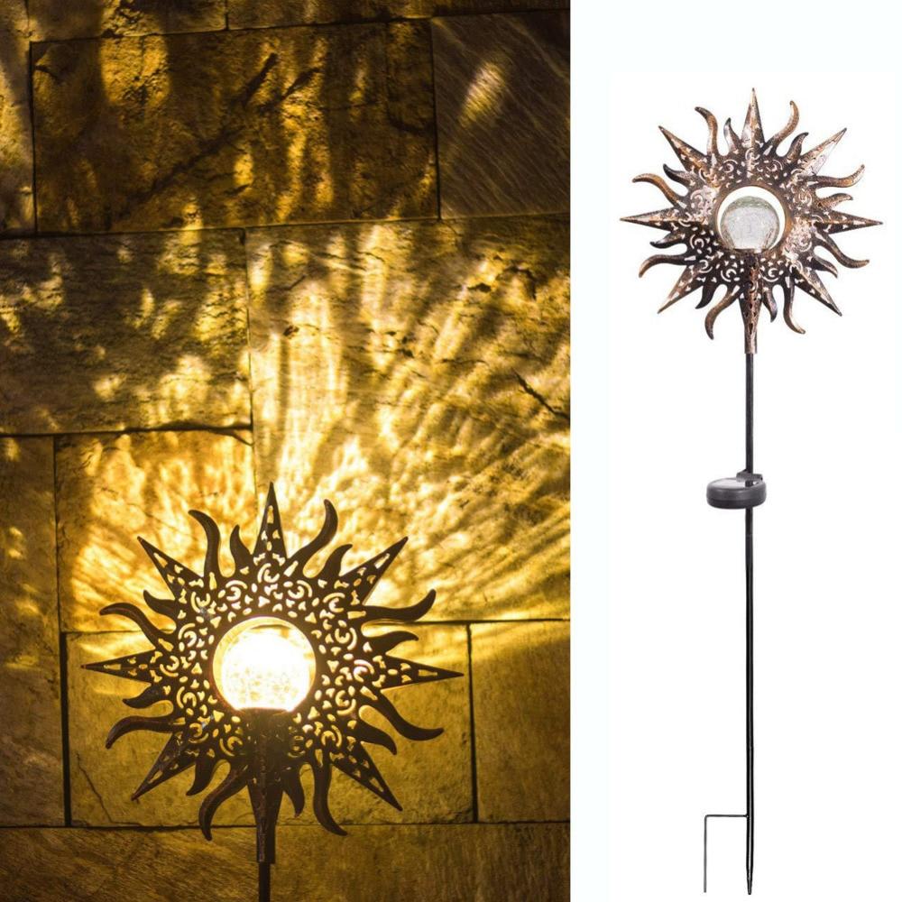 LED Artificial-Flame Garden Light