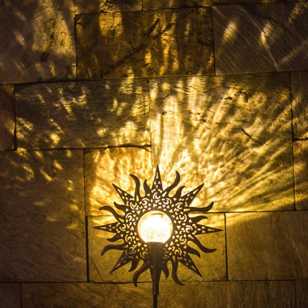 LED Artificial-Flame Garden Light