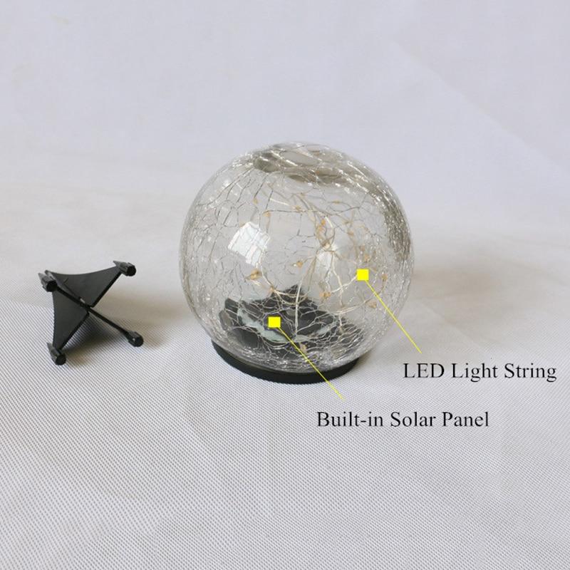 Broken Glass Ball Solar Garden Light