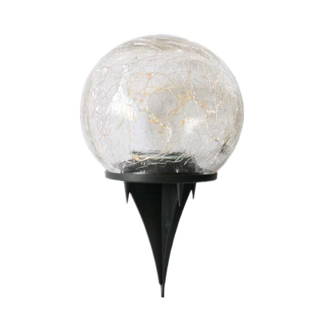 Broken Glass Ball Solar Garden Light